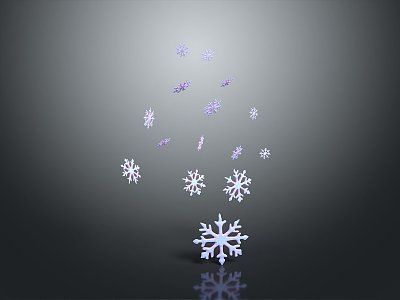 Snowflake figure pattern geometric shape sacred geometric shape 3d model