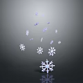 Snowflake figure pattern geometric shape sacred geometric shape 3d model