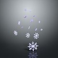 Snowflake figure pattern geometric geometric shape sacred geometric shape 3d model