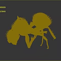 Detailed 3D Brown Ant Model Featuring Spiky Exoskeleton And Segmented Legs