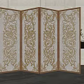 Screen partition 3d model