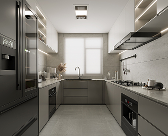 Modern Kitchen 3d model