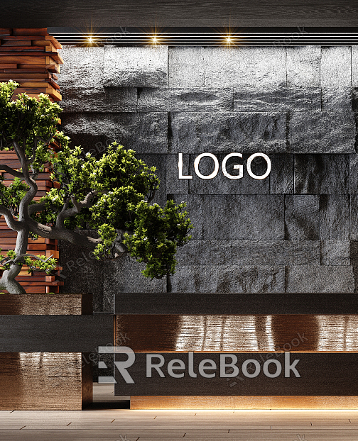 Modern Reception Desk Stone Reception Desk model