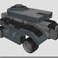 Military Weapon Wheeled Armored Vehicle With Top Turret And Missile System