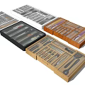 Modern Storage Box Toolbox 3d model