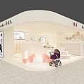 Modern Designer Clothing Store With Mannequins Fashion Displays And Interior
