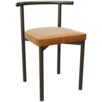 Sfera New Chinese Style Solid Wood Dining Chair 3d model