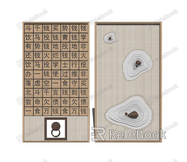 New Chinese Style Wall Decoration Zen Wall Decoration Pendant model