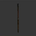 Medieval Battle Axe With Metal Head And Wooden Textured Handle