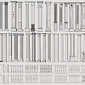 Various Decorative Column Designs For Interior And Exterior Architectural Use 3d model