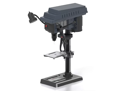 Professional Industrial Drill Press With Stable Base For Precision Metal Woodworking Applications 3d model