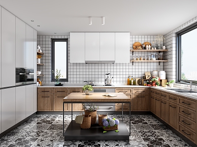 Nordic Kitchen 3d model