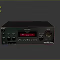 Sony Stereo Receiver With Digital Display Control Knobs And Audio Buttons For Home Audio System