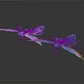 Two Peacocks With Turquoise Feathers And Spread Wings On Black Background With Reflections