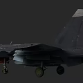 Gray Fighter Jet With Twin Tails Sleek Airframe And Extended Landing Gear