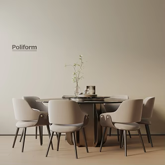 Modern table combination 3d model