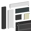 Modern Stylish Radiators In Various Colors And Designs For Home Heating