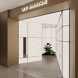 Jewelry Store Mall Glasses Store Cosmetics Store Door Head 3d model