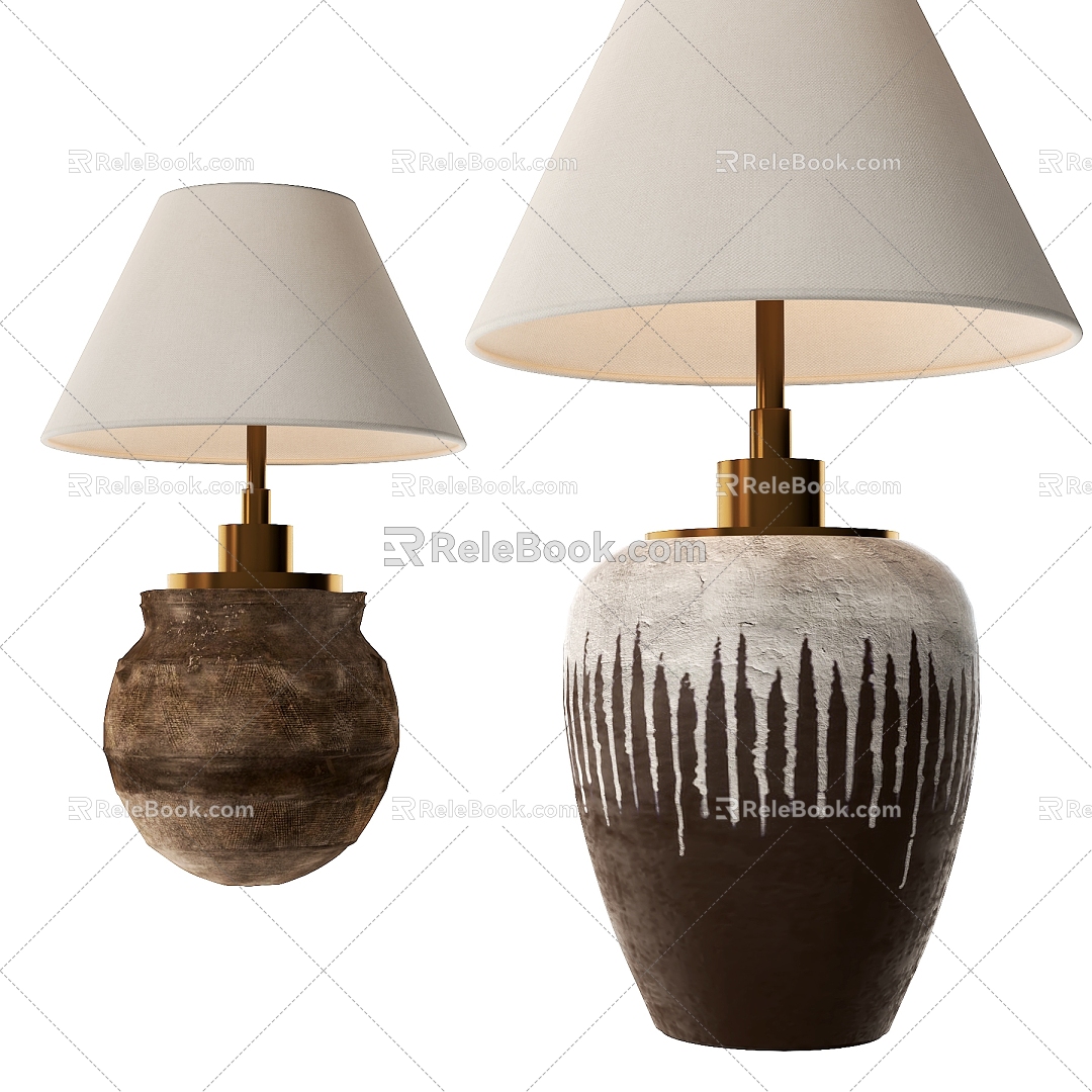 Quiet Wind Table Lamp 3d model