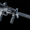 modern submachine gun 3d model