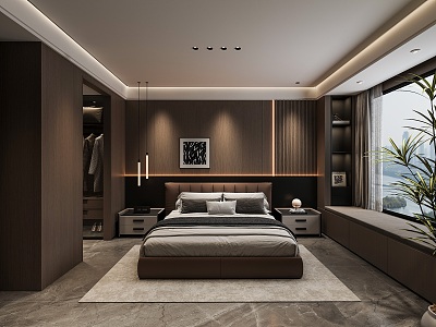 Modern Bedroom 3d model