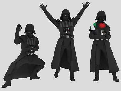 Virtual Characters Star Wars Blackwarrior 3d model