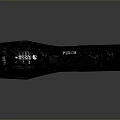 Black Tactical Weapon With Textured Surface And Ergonomic Grip For Military Use