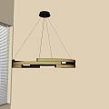 Modern Minimalist Chandelier Nordic Style Chandelier Mediterranean Style Chandelier Study Lamp Combination Dining Room Lamp 3d model