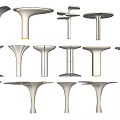 Special-shaped column Modeling column Decorative column Art modeling column 3d model