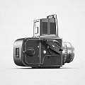 Vintage Digital Camera With Classic Black Body And High Quality Detachable Lens