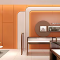 Elegant Luxury Jewelry Store Interior With Glass Display Cases And Warm Lighting