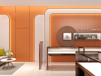 Modern Jewelry Store Liu Guifu 3d model