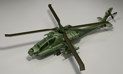 Modern Helicopter 3d model