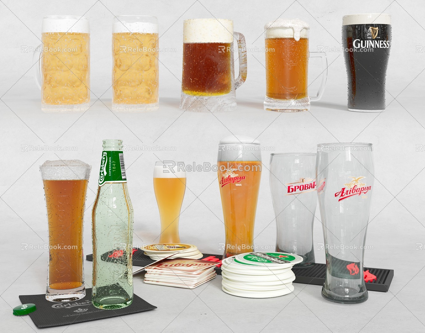 Modern Beer Draft Beer model