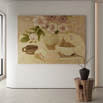 Quiet decorative painting 3d model