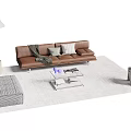 Inflatable Sofa Living Room With Modern Furniture And Decorative Elements