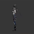 3D Rendered Armored Fantasy Warrior With Horned Helmet And Detailed Armor