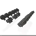 Industrial Equipment Mechanical Components With Metal Structure And Precision Engineering Design