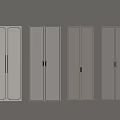 Modern Wardrobe Door Designs With Different Handle Styles And Light Colors