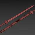 Chinese Sword Ancient Sabre Sword Ancient Sword PBR Material Next Generation Cultural Relics Antique Sword Weapon Cold Weapon Chinese Style Weapon 3d model