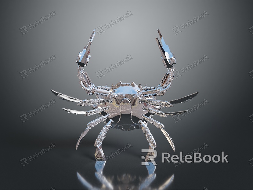 crab sea crab river crab hairy crab bread crab hermit crab big crab small crab marine animal fish model