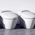 Modern Toilet Collection Showcase With Various Styles And White Ceramic Finish