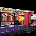Vibrant Indoor Playground With Colorful Play Structures Interactive Areas And Fun Carousel Decorations