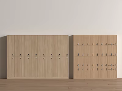 Modern Locker Public Storage Cabinet Public Wardrobe Shoe Changing Cabinet Password Cabinet Shoe Changing Stool 3d model
