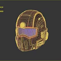 Sci-Fi Helmet Alien Helmet High Tech Helmet Game Helmet 3d model