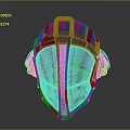 Sci-Fi Helmet Alien Helmet High Tech Helmet Game Helmet 3d model