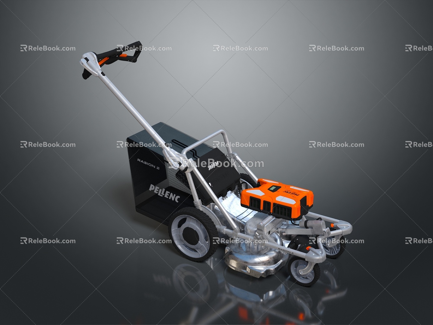 Modern lawn mower Home lawn mower Greening lawn mower Orchard lawn mower 3d model