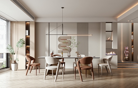 Modern Restaurant 3d model