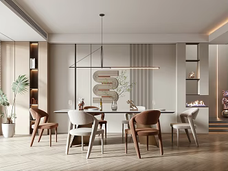 Modern Restaurant 3d model