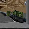 Modern Shopping Mall Hall With Glass Storefronts Mannequins And Bright Lighting